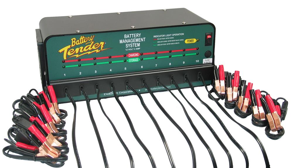 Deltran 10 Bank Battery Tender – Rideshed