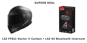 Exclusive Combo Deal: Save 15% on LS2 Helmets & Cardo Bluetooth Intercom at RideShed!