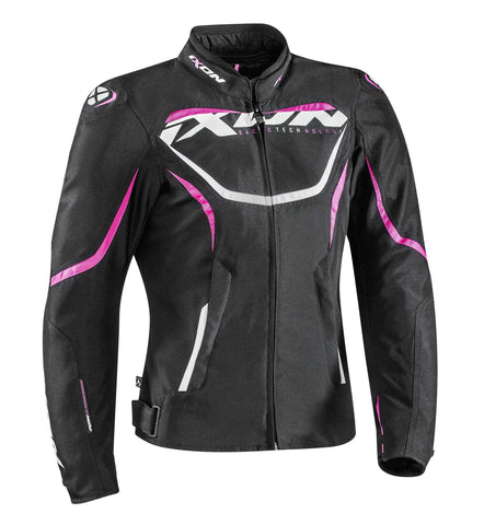 IXON SPRINTER LADY LS TEXTILE JACKET 1073 BLK/FUSHCIA-S