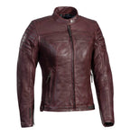 IXON SPARK LADY LEATHER JKT BURGUNDY LG