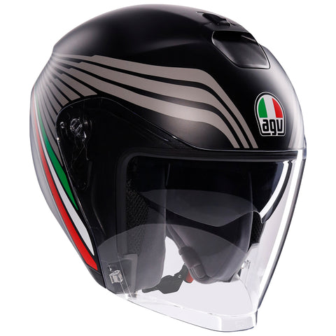 AGV Irides open-face helmet: Comfort and safety for everyday urban commutes.