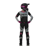 O'Neal Girls ELEMENT Racewear V.23 Jersey - Black/Pink