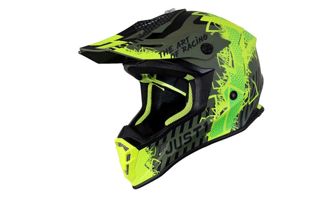 J38 Mask YELLOW BLACK GREEN XL