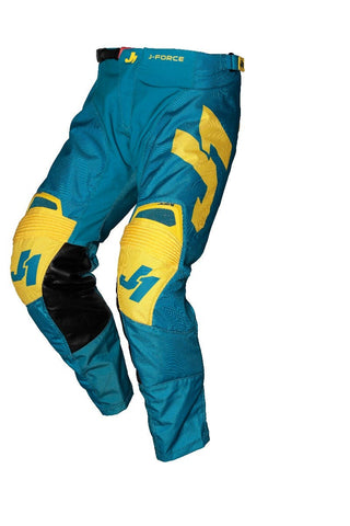 JUST1 J-FORCE MX PANTS TERRA BLU/YEL 38