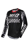 JUST1 J-FORCE MX JERSEY RACER BLK/WHT XS