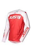 JUST1 J-FORCE MX JERSEY TERRA RD/WHT SM