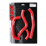 DRC Silicone Radiator Hose Kit - Honda CRF250R (2018–2021) - Red