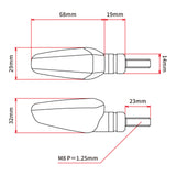 DRC 602 LED Flasher Lights (12V / Smoke / Pair)
