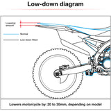 Zeta RSL-LowDown -20mm YZ125 '06-, YZ250 '06-, YZ125X '17-, YZ250X