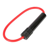 WMP Fuse Holder Screw Type Black 2 Wire