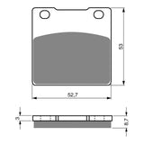 GOLDfren GF016 Sintered Sports S3 Brake Pads (PH12)