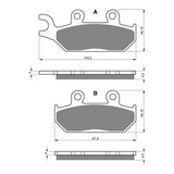 GOLDfren GF033 Sintered Sports S3 Brake Pads (PR58)