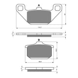 GOLDfren GF037 Sintered Sports S3 Brake Pads (PH26)