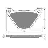 GOLDfren GF060 Sintered Sports S3 Brake Pads (PH70)