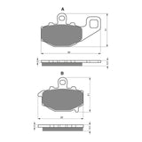 GOLDfren GF093 Sintered Sports S3 Brake Pads (PH124)