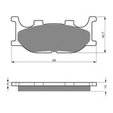 GOLDfren GF099 Sintered Sports S3 Brake Pads (PH155)