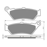 GOLDfren GF106 Sintered Sports S3 Brake Pads (PH270)