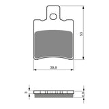 GOLDfren GF107 Sintered Sports S3 Brake Pads (PH172)