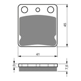 GOLDfren GF144 Offroad Racing K5 Brake Pads (PR11)