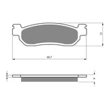 GOLDfren GF146 Sintered Sports S3 Brake Pads (PH262)