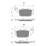 GOLDfren GF155 Sintered Sports S3 Brake Pads (P321)