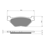 GOLDfren GF165 Sintered Sports S3 Brake Pads (PH322)