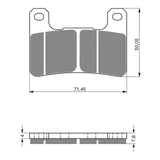 GOLDfren GF213 Race GPR Brake Pads