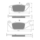 GOLDfren GF221 Sintered Sports S3 Brake Pads (PH303)