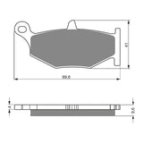 GOLDfren GF241 Sintered Sports S3 Brake Pads (PH364)
