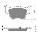GOLDfren GF243 Offroad Racing K5 Brake Pads (PR330)