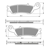 GOLDfren GF248 Offroad Racing K5 Brake Pads (PR392)