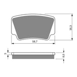 GOLDfren GF260 Offroad Racing K5 Brake Pads (PR403)