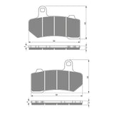 GOLDfren GF271 Sintered Sports S3 Brake Pads (PH353)