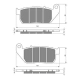 GOLDfren GF272 Sintered Sports S3 Brake Pads (PH336)