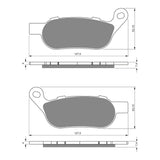 GOLDfren GF273 Sintered Sports S3 Brake Pads (PH399)