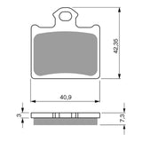 GOLDfren GF297 Offroad Racing K5 Brake Pads (PR434)