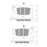 GOLDfren GF311 Sintered Sports S3 Brake Pads (PH459)