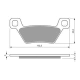 GOLDfren GF314 Offroad Racing K5 Brake Pads