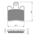 GOLDfren GF326 Sintered Sports S3 Brake Pads (PH366)