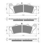 GOLDfren GF327 Sintered Sports S3 Brake Pads (PH371)