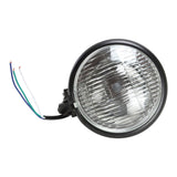 WMP HEADLIGHT BATES 5 3/4 BTM MNT H4 60/55w BLK