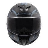 LS2 FF820 Rapid III Xtrem Helmet - Black / Blue Petrol
