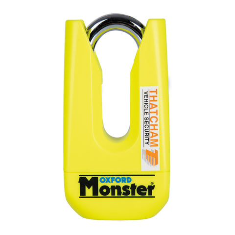 Oxford Disc Lock Monster - Yellow