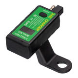 Motoplug SAE to USB with Voltmeter - 1 x USB-A & 1 x USB-C