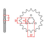 Sprocket Kit Kawasaki KX125 '94/'95 - 520KXZ 12/49
