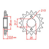 Sprocket Kit Kawasaki KLR650 '22-'24 X-Ring - Gold 15/43