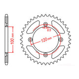 Sprocket Kit Suzuki RM85L (Big wheel) - 428H 13/47