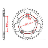 Sprocket Kit Ducati 999 / 999R / 999S Superbike - GB525ZXW 15/36