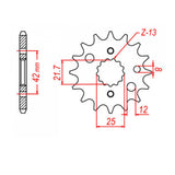 Sprocket Kit Suzuki GSXR1000 '07-'08 (K7-K8) (recom) - 530ZXW 17/43