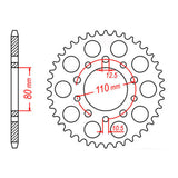 Sprocket Kit Triumph Trophy 1200 - 530ZXW 18/45